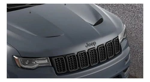 Emblema Jeep Capo Negro Metalico Rubricon Cherokee 4x4