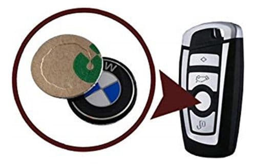 Emblema Llave Llavero Bmw Metalico 11mm X2 Unidades