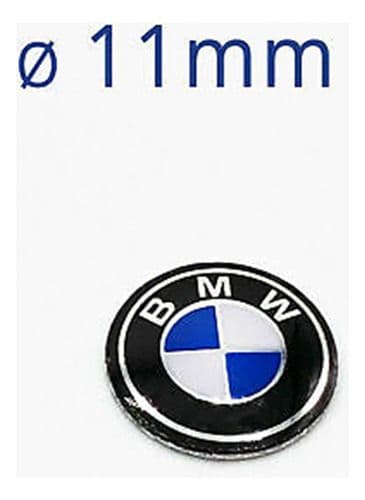 Emblema Llave Llavero Bmw Metalico 11mm X2 Unidades