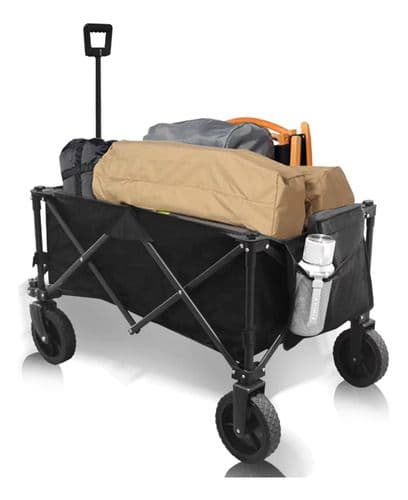 Remolque Plegable Mercado Mascotas Camping Trolley 110kg