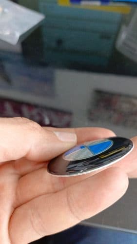 Emblema Bmw Volante Carro 45mm Manubrio R1200gs Moto Set X2